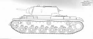 KV-8S based on KV-1S hull and a turret from KV-1