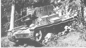 Finnish "modernization" of T-26: the turret from a linear tank, mounted on the hull of KhT-26