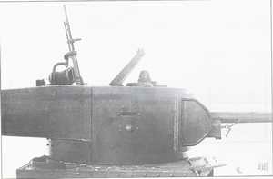 T-26 with swivel anti-aircraft machine-gun device. Plant No. 185 named after S.M. Kirov, 1936