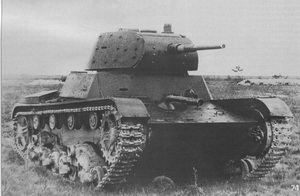 Tank OT-134 being tested in Kubinka in summer of 1940. 