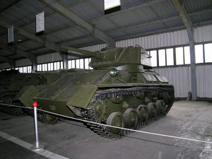 T-80 tank at the Kubinka museum