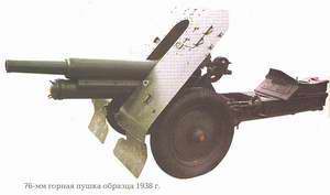 76mm mountain gun 