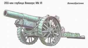 203mm Vickers Mk VI howitzer