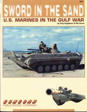Sword in the sand. US marines in the Gulf War