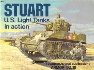 Stuart US light tanks in action
