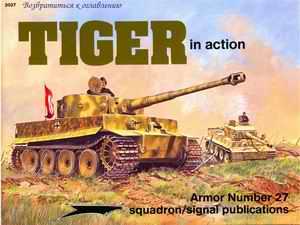 Tiger in action 