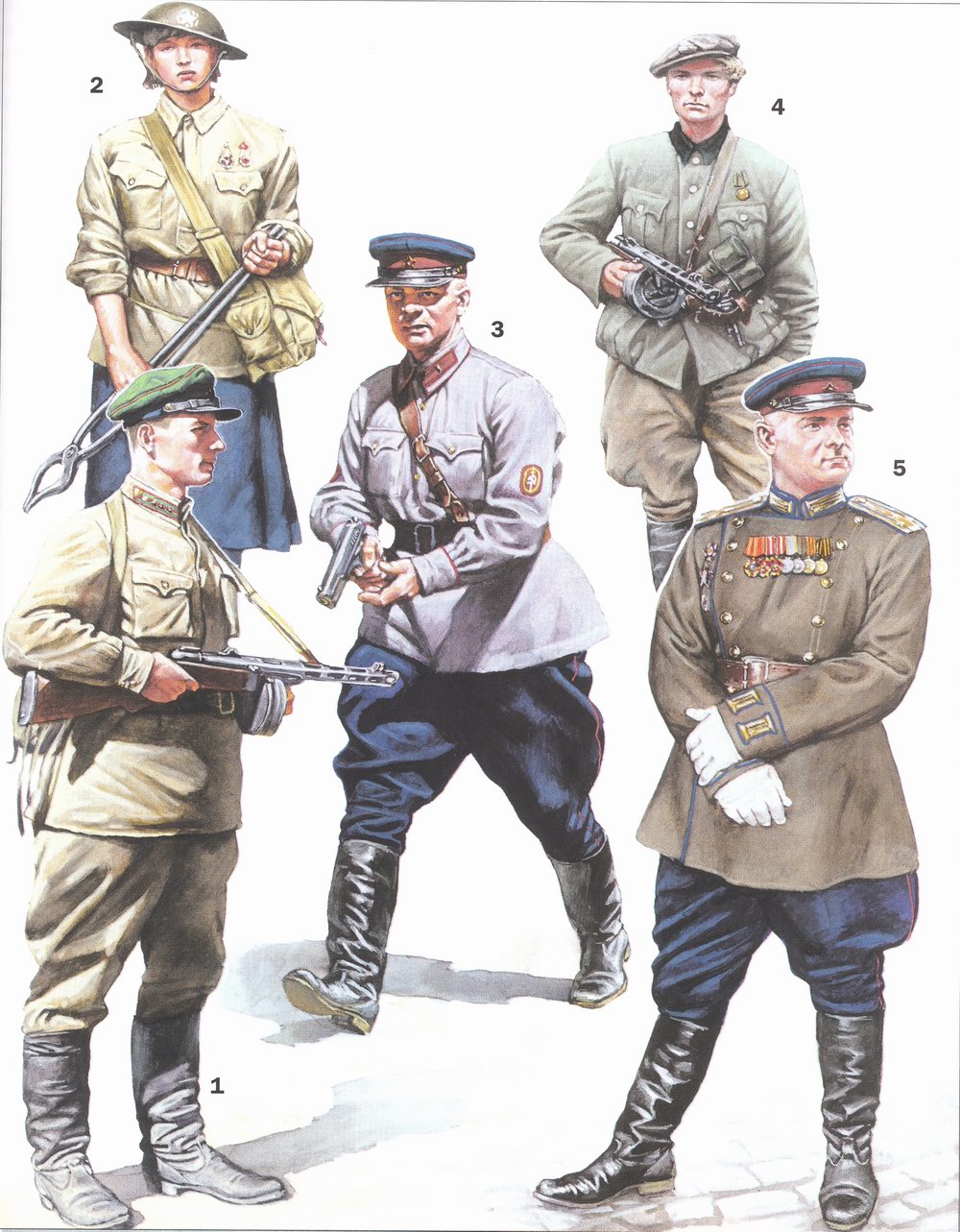 Форма солдат РККА 1941
