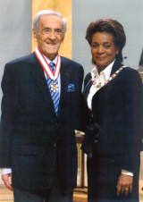 Honors. In 2007 Ben Weider was awarded Canada's highest civilian award, The Order of Canada, by Governor General, Michaelle Jean. Among Weider's many other honors are the National Order of Quebec, Commander of the Order of St. John, and the Cross of Chevalier of the Legion of Honor.