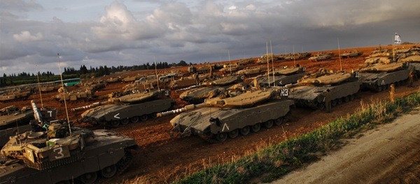 Israeli Defense Forces make preparations near the Gaza Strip. Courtesy IDF.