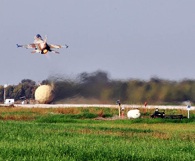 December 30, 2008. An Israeli Air Force fighter jet takes off for a mission in the Gaza Strip. Courtesy IDF.