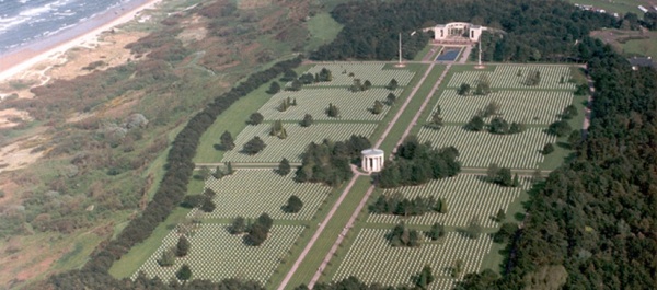 The Normandy American Cemetery and Memorial. Courtesy of American Battlefield Monuments Commission.