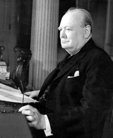 May 19, 1940. Winston Churchill gives his first speech as Prime Minister. National Archives