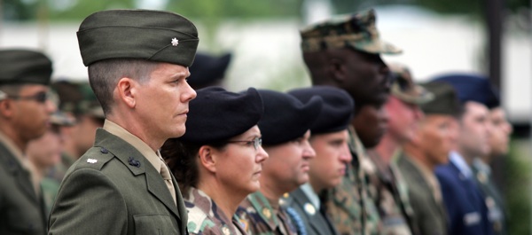 Kevin Bacon as Lt. Col. Michael Stroble in HBO Films' "Taking Chance." Photo courtesy HBO-James Bridges.