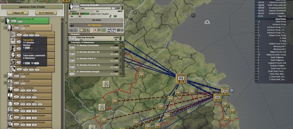 Hearts of Iron 3: Semper Fi features major changes in the Chain of Command function