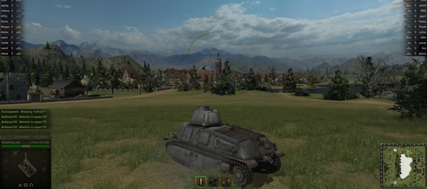 The World of Tanks Massive Multiplayer Online game features tanks from the 1930s to the 1950s.