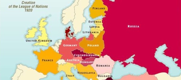 After World War I a series of treaties redrew European borders and created new countries. This animated map shows the geographic effects of each treaty.