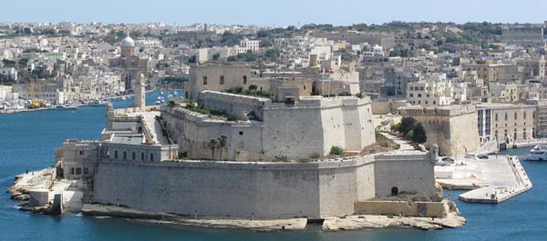 Fort St. Angelo, in Valletta harbor, Malta (Shirley D'Este)