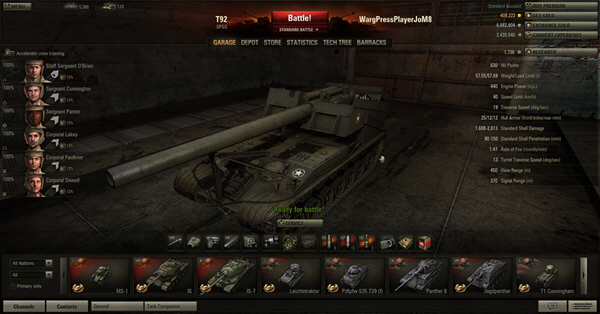 The big daddy of American SPGs, the T92.