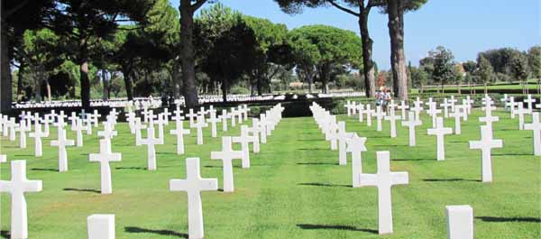 The American military cemetery at Anzio-Nettuno. (Carlo D'Este)