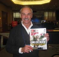 Bleier with the January 2011 issue of Armchair General. (Courtesy, John Ingoldsby)