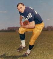 During his time at the University of Notre Dame, Bleier won one national championship and served as a team captain during his senior year. (Courtesy, University of Notre Dame)