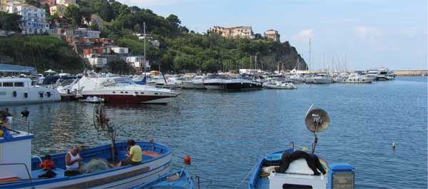 The harbor of Agropoli in September 2010. Fifty-seven years earlier war came to this once peaceful area of Italy. (Photo by Carlo D’Este)