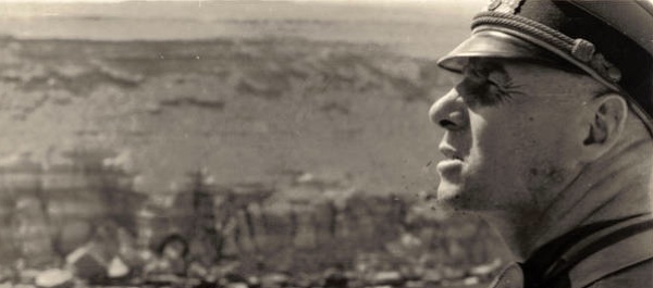 Field Marshal Erwin Rommel in North Africa. National Archives.