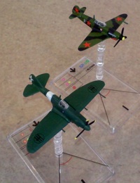 Yak1 and Re2001 from Wings of Glory Starter Set.