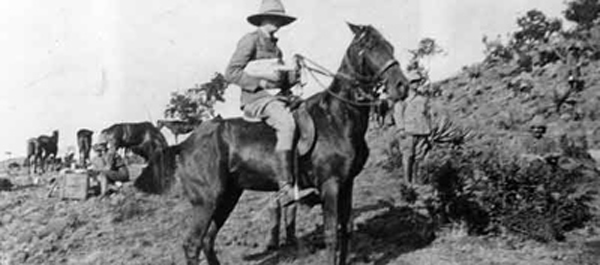 Churchill as a correspondent for the Morning Post during the Boer War, 1899