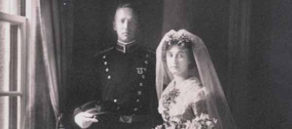 George and Beatrice Patton on their wedding day in 1910.