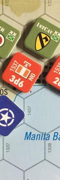 One Eye on Manila and the other on Tokyo. Decision Games Luzon Campaign, 1945. Board Game Review.