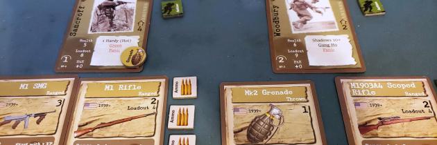 “All right, they’re on our left, they’re on our right, they’re in front of us, they’re behind us… they can’t get away this time.” -Chesty” Puller USMC.     â€˜Warfighter The World War II Pacific Combat Card Gameâ€ Board Game Review
