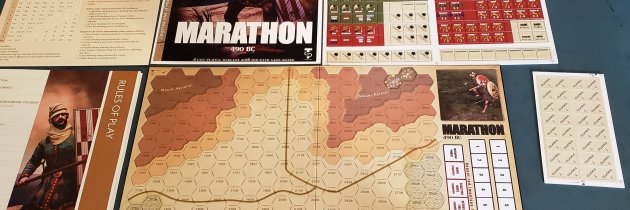â€œWith you it rests, Callimachus, either to bring Athens to slavery, or, by securing her freedom, to be remembered by all future generations.â€  Marathon 490 BC Board Game Review