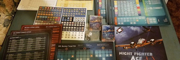 Defending the Father Land.  Night Fighter Ace Board Game Review