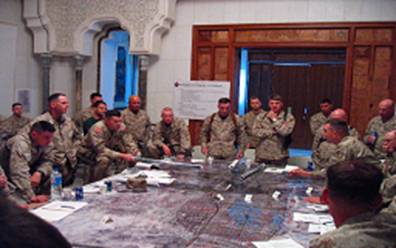 Planning the attack USMC Photo