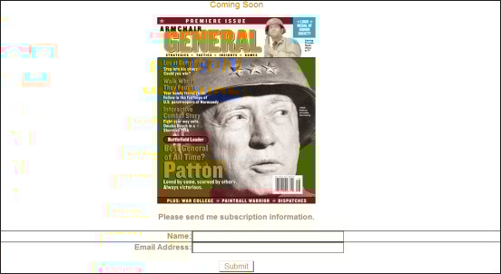 Armchair General July 2003