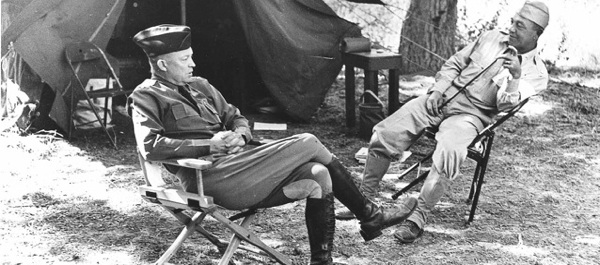 Colonel Dwight Eisenhower during the Louisiana Maneuvers, 1941. Dwight D. Eisenhower Library.