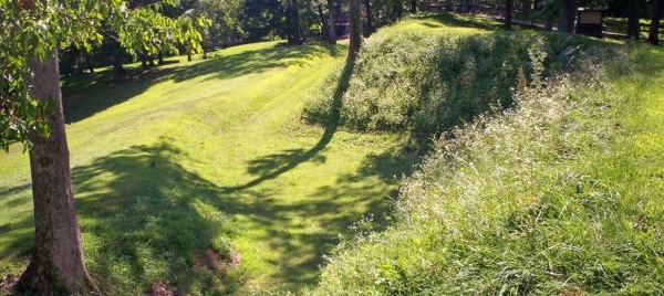 Fort Duffield's remaining earthworks show why it was regarded as impenetrable.