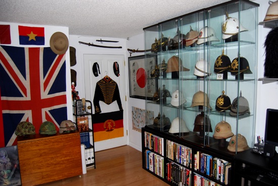 Even the door becomes part of the display.