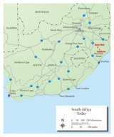 South Africa. Petho Cartography.