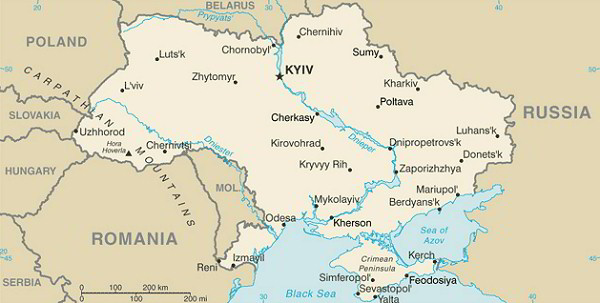 Map of Ukraine [University of Texas Libraries]