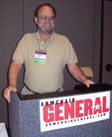 Frank Chadwick speaking at ACG-sponsored seminar at Origins