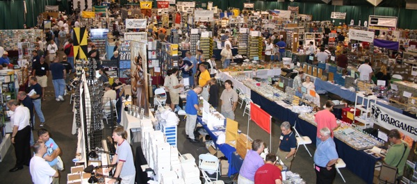 The Dealers Room at Historicon - Gamers' Nirvana