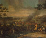 Peter the Great at the Battle of Poltava. (Painting by Louis Caravaque)