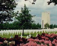 The Netherlands American Cemetery and Memorial near Maastricht, where many of those killed during Operation Market Garden are buried.