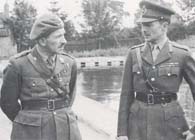 Maj. Gen. Sosabowski (left) with Lt. Gen. &ldquo;Boy&rdquo; Browning.