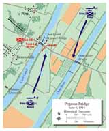 Maj. Howard seized both bridges by landing three gliders near each one. Although one glider went astray, the other five landed virtually on top of their objectives. Howard&rsquo;s men quickly seized both bridges and &ldquo;held until relieved&rdquo; the next day.