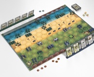 Sword Beach in Memoir '44. Click for larger image.