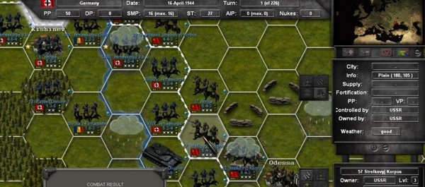 Fighting near Odessa in WW2: Time of Wrath