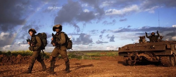 IDF soldiers and tanks return to Israel following the cease-fire. IDF forces are currently being briefed on the specifics of the cease-fire rules of engagement. Courtesy, IDF.